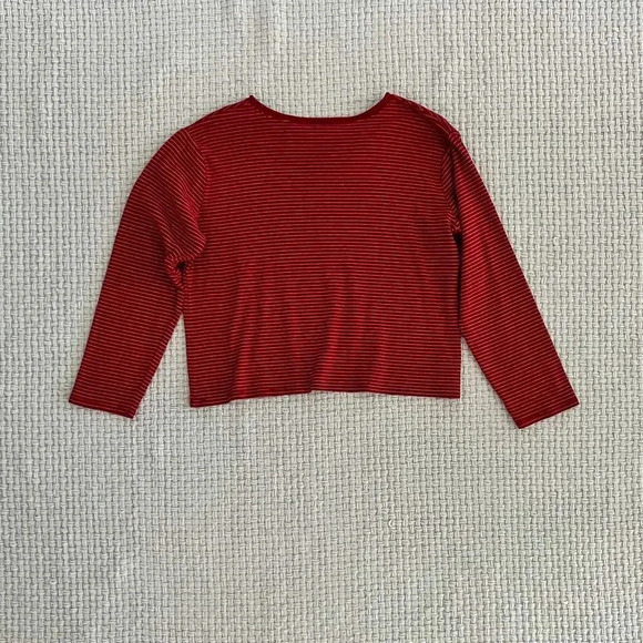 VINTAGE Long-Sleeve Striped Top - Picture 3 of 4